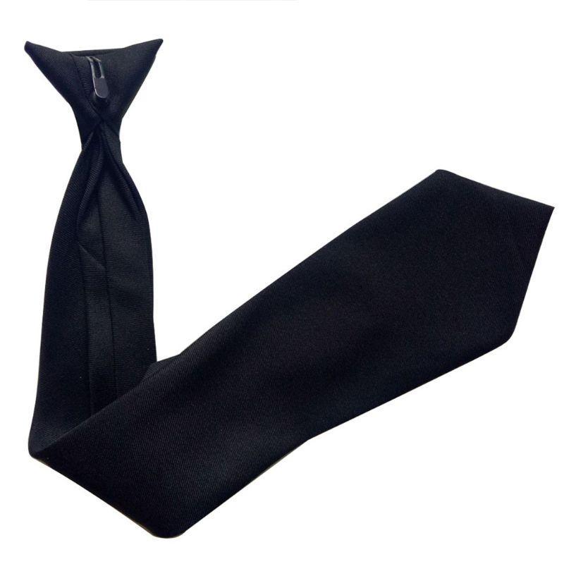 Bow Tie Pre Tied - 31BB 50x8cm herenuniform zwarte kleur imitatiezijde