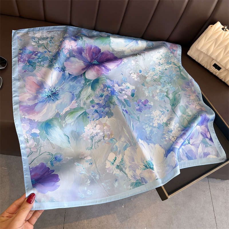2026 Nieuwe Bloemenprint Zijde - Ascot Neck Scarf recensie en prijs