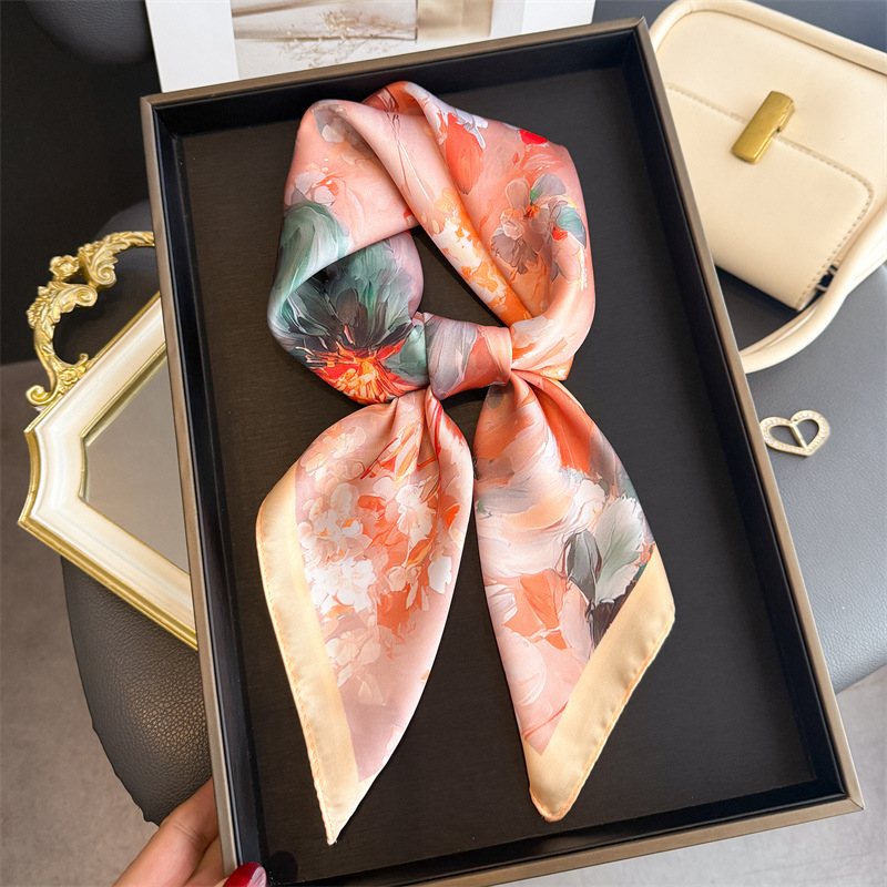 2026 Nieuwe Bloemenprint Zijde - Ascot Neck Scarf recensie en prijs