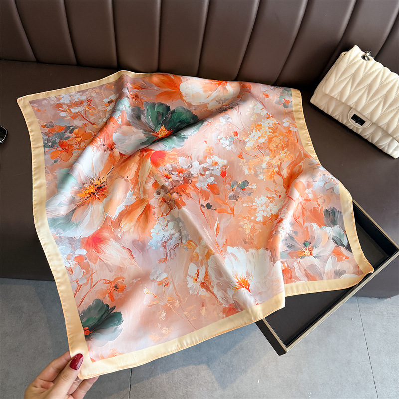 2026 Nieuwe Bloemenprint Zijde - Ascot Neck Scarf recensie en prijs