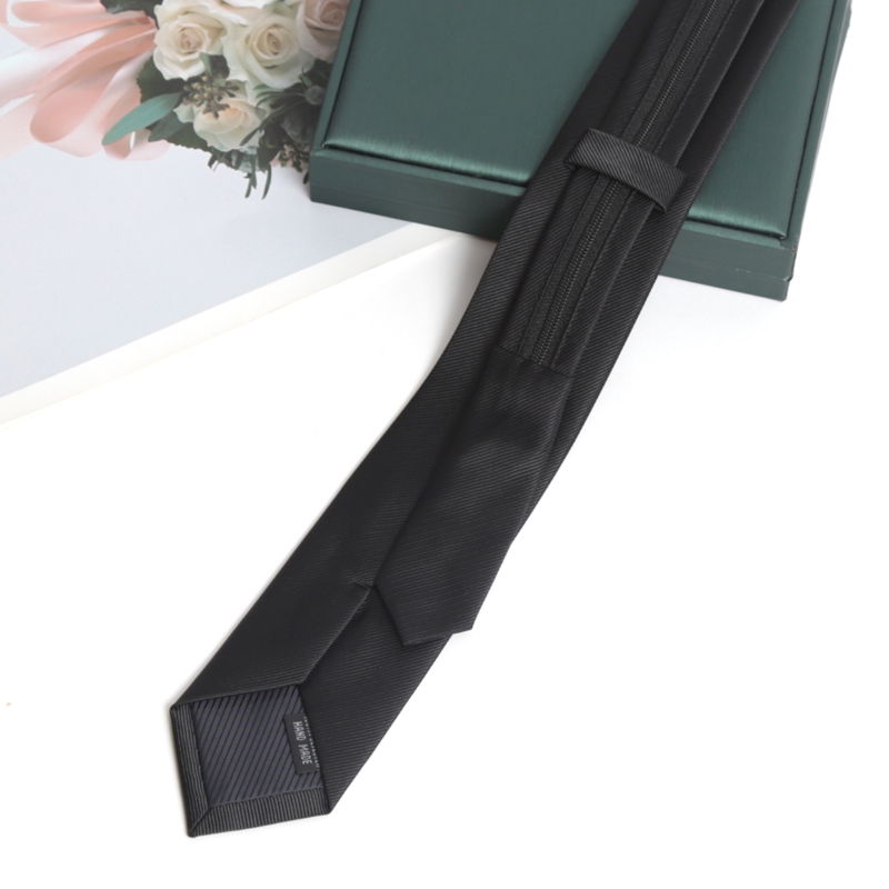 Zwarte Kleuren Rits Stropdas H - Skinny Tie Men recensie en prijs