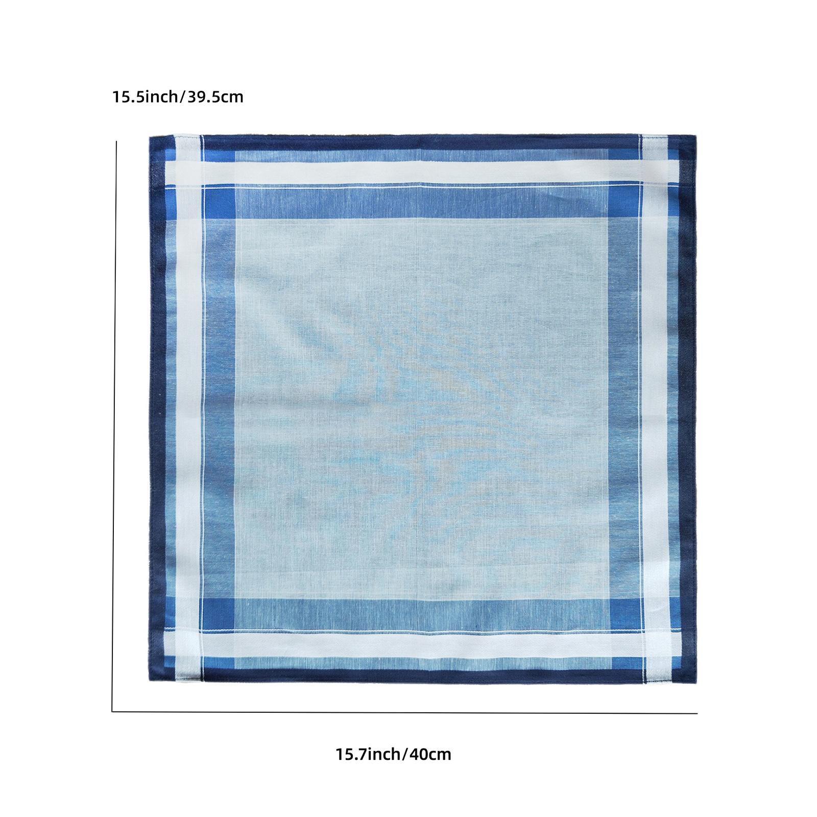 6 stuks zakdoekjes 40 cm katoe - Handkerchief Cotton Men recensie en prijs