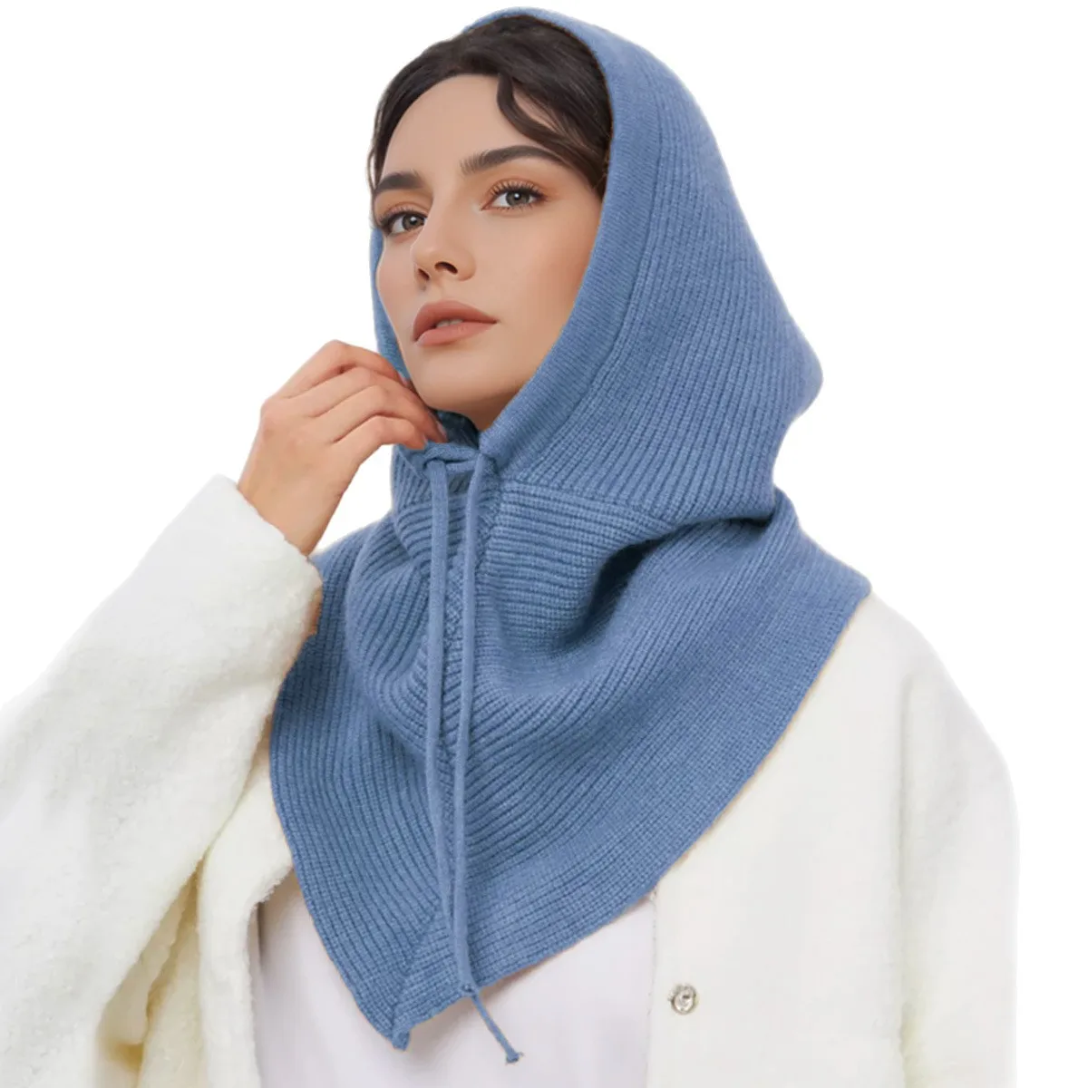 Gebreide muts met sjaal voor d - Infinity Scarf Knit recensie en prijs