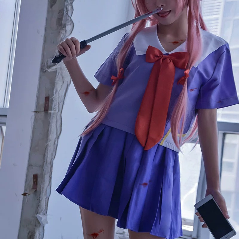 Yuno Gasai Future Diary Cospla - Bow Tie Pre Tied recensie en prijs