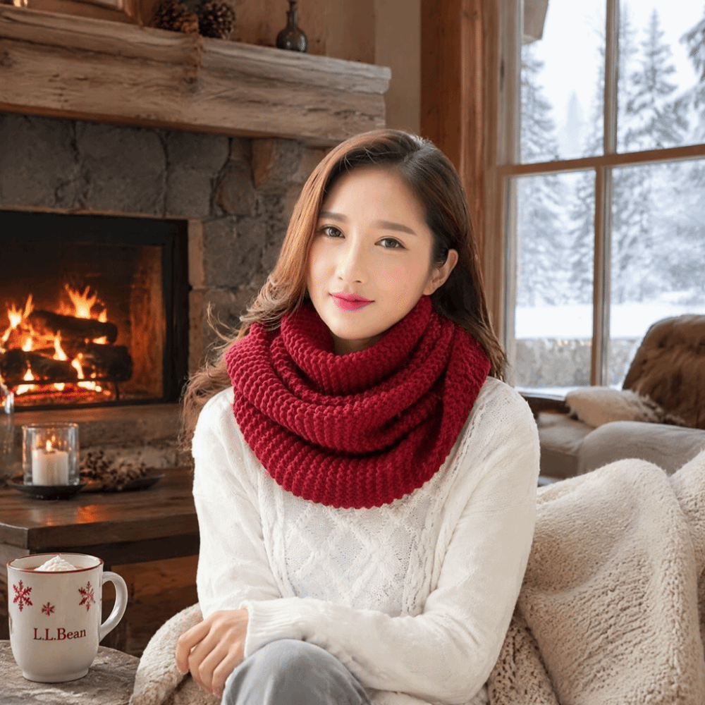 Effenkleurige Infinity Loop Sj - Infinity Scarf Knit recensie en prijs